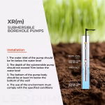 Serie 4XRm: Bomba Tubular de Cuerpo Inoxidable con Descarga en Bronce – Electrobomba Sumergible para Pozo 4” Monofásica 220V - Imagen 2